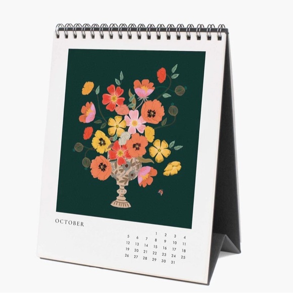NWT Rifle Paper & Co 2025 Desk Calendar - Picture 11 of 15